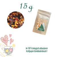 Standbodenbeutel Mini, Kraftpapier, Inhalt 15 g