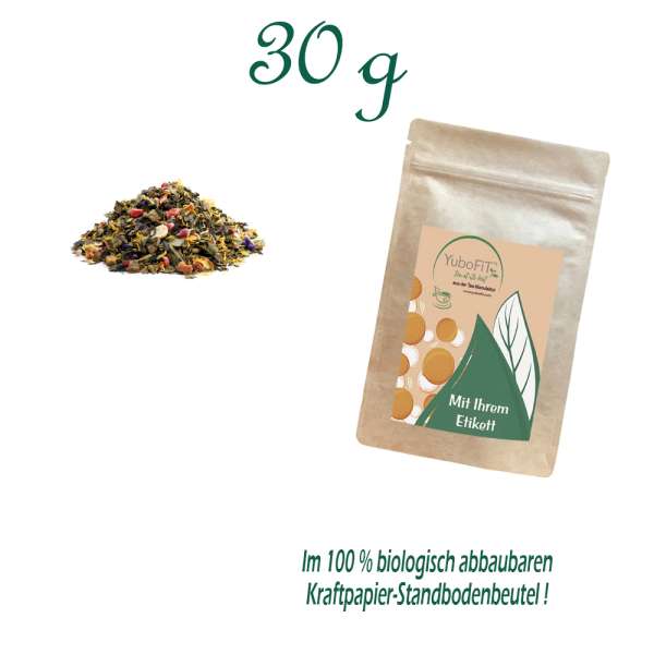 Weißer Tee Gartenfrüchte