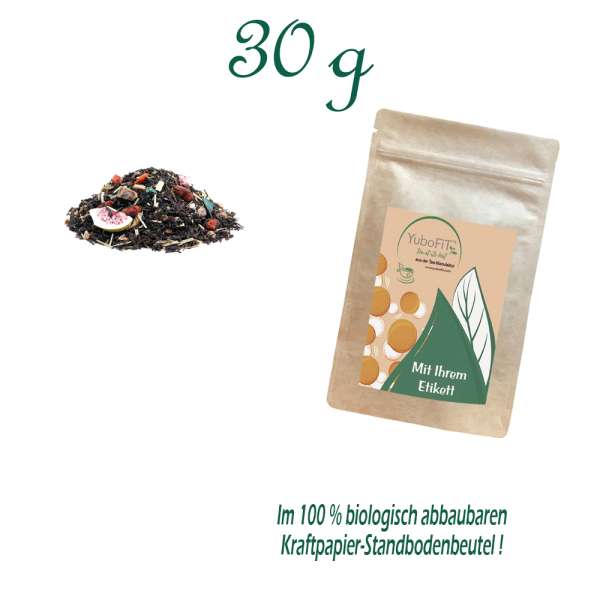 Schwarzer Tee Feige-Spirulina