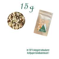 Standbodenbeutel Mini, Kraftpapier, Inhalt 15 g