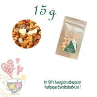 Standbodenbeutel Mini, Kraftpapier, Inhalt 15 g