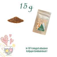 Standbodenbeutel Mini, Kraftpapier, Inhalt 15 g