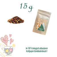 Standbodenbeutel Mini, Kraftpapier, Inhalt 15 g